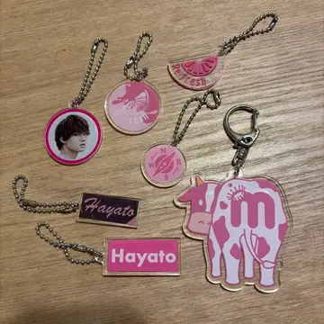 M!LK 사노 하야토 라이브 굿즈 키링 7종 묶음 판매