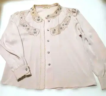 ATELIER Ai 핑크 긴팔 셔츠