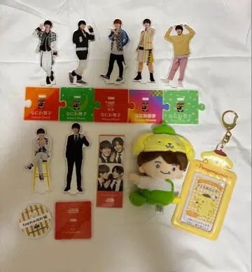 나니와단시 오하시 카즈야 아크릴 스탠드 산리오 클립 마스코트 스티커