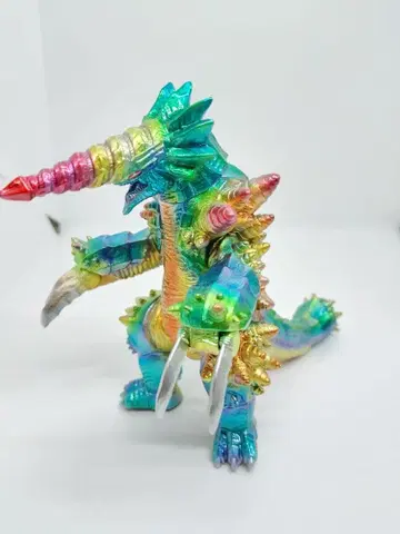 울트라맨 소프트 비닐 라임 재도색