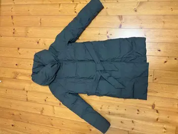 PLST 플라스테 90cm 기장 다운 코트 카키