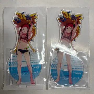 E 그리드맨 유니버스 온라인 복권 아크릴 스탠드 아스카가와 치세 2개