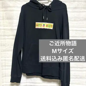 jouetie 쥬에티 동네이야기 후드티 블랙 야자와 아이 M 사이즈