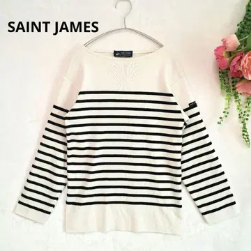 SAINT JAMES 세인트 제임스 네이벌 보더 니트 슬릿