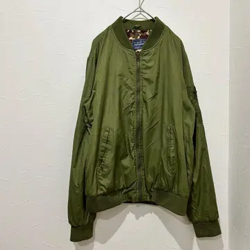 [탑맨] TOPMAN(M) 카모플라쥬 안감 봄버 자켓 올리브