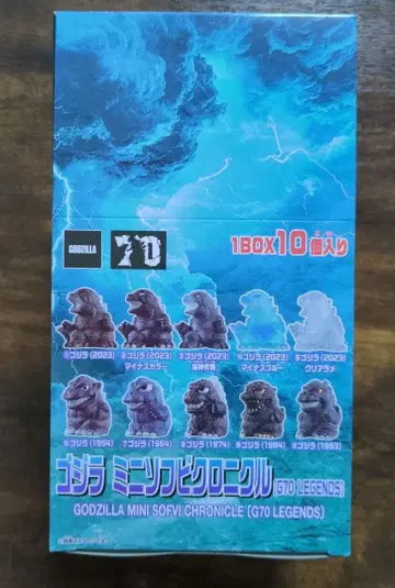 고질라 미니 소프트 비닐 크로니클 ( G70 LEGENDS ) BOX