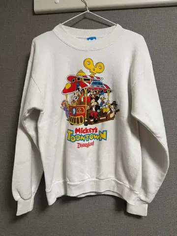 80s 디즈니 빈티지 맨투맨 투니타운