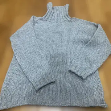 실크 패밀리 태즈매니아 울 터틀 니트