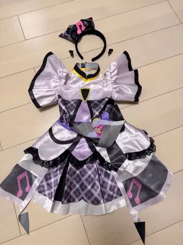 프리큐어 음표 디자인 드레스 큐어 키스