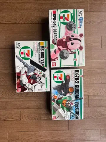 HG 건담 프라모델 세트 7-Eleven 콜라보