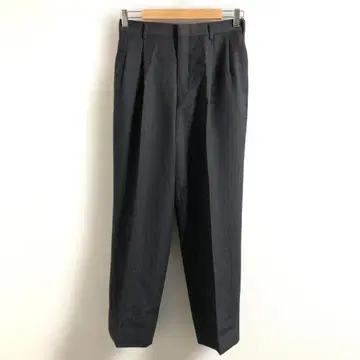 레어 단품 영국 아쿠아 스큐텀 고급 울 100% 슬림 테이퍼드 일본제