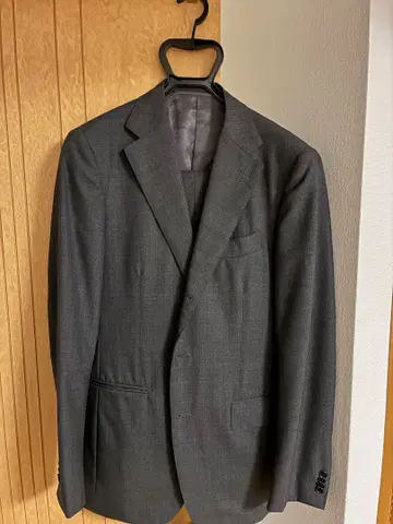 BEAMS F 그레이 비즈니스 정장