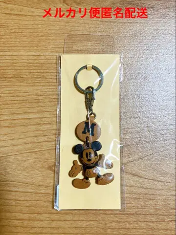 디즈니랜드 [ 가죽 키체인 미키마우스 ]