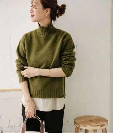 URBAN RESEARCH DOORS 터틀넥 풀오버