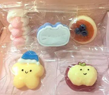 새상품 스퀴즈 5세트 생크림 팬케이크 푸딩 디저트