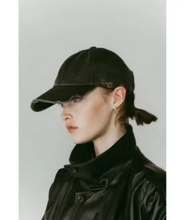 Knuth Marf 데미지 가공 캡 K motif damage cap