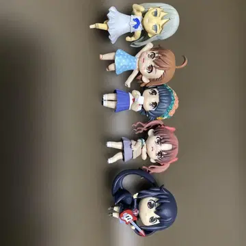 애니메이션 캐릭터 피규어 5체 세트