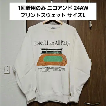 니코앤드 24AW 프린트 맨투맨 사이즈 L