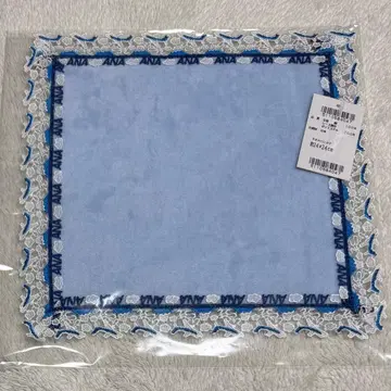 친자와 레이스 ANA 손수건 아쿠아 블루 새상품