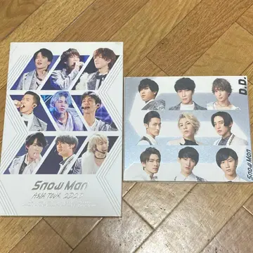 SnowMan 데뷔 당시의 Blu-ray와 CD+DVD