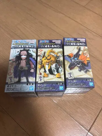 원피스 피규어 월드 컬렉션 카이도 퀸 킹 3체 세트