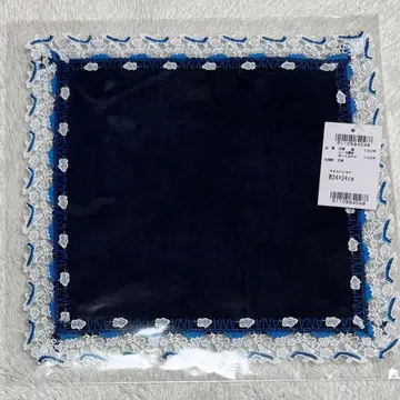 치카자와 레이스 ANA 손수건 네이비 새상품