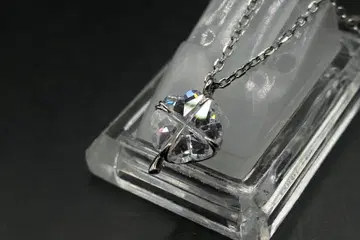 미사용 스타 주얼리 클로버 지르코니아 목걸이 펜던트