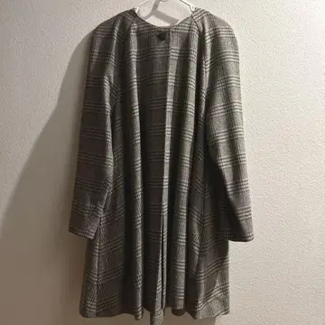 FOXEY BOUNQUE 체크 코트 브라운