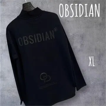 OBSIDIAN HENLEY NECK PULLOVER size XL