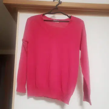 Ballsey 핑크 V넥 스웨터 사이즈 38