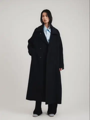 스터링 루어 r 프릿 래글런 롱 코트 네이비 1 사이즈