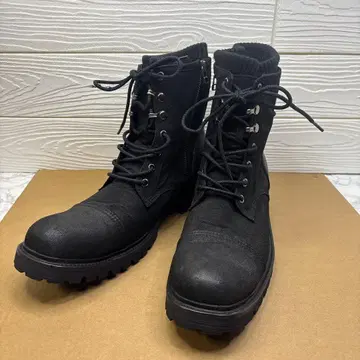 BOREDOM 레이스업 부츠 약 28cm 전후 블랙