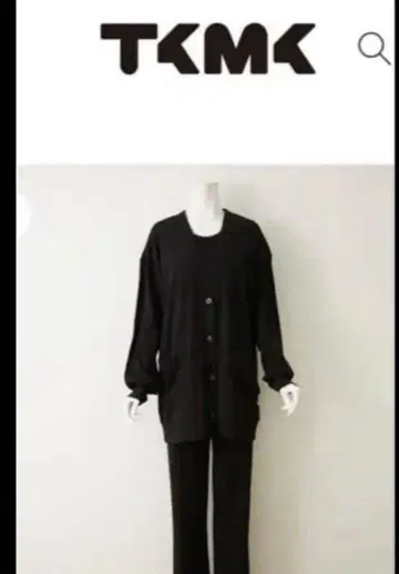 타키마키 TKMK 라운지웨어 세트 블랙 사이즈 2