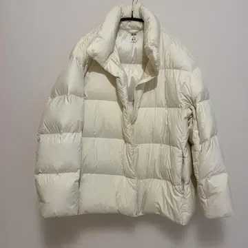 UNIQLO 여성용 XL 다운 자켓 화이트