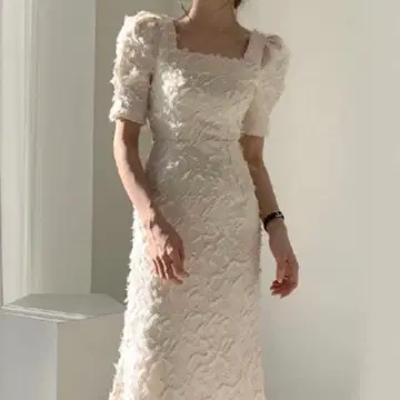 원피스 드레스 화이트 아이보리