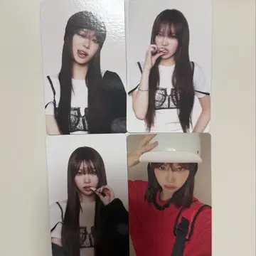 LE SSERAFIM SPAGHETTI 미니 포토 카드 채원 컴프