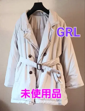 GRL 다운 자켓 미사용품 더스티 컬러