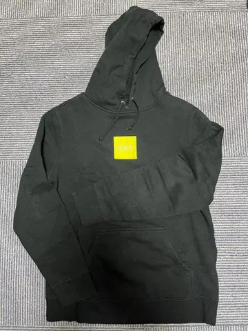 HUF 블랙 후드 부착 후드티 M