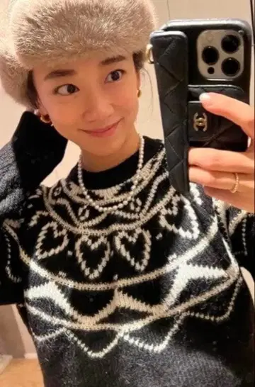 rosymonster 로지몬스터 노르딕 니트 하트