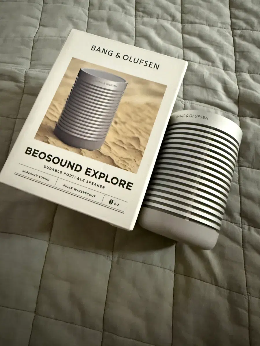 Bang &amp; Olufsen Explorer Grey Bluetooth Speaker, simply unsealed