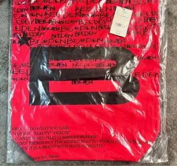 BEEDEN 토트백 POPUP 한정판 레드