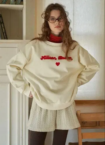 Allison Brown 트레이닝복 맨투맨 로고 긴팔 사에코