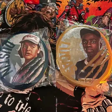 기묘한 이야기 홀로그램 캔뱃지 컬렉션 더스틴 루카스