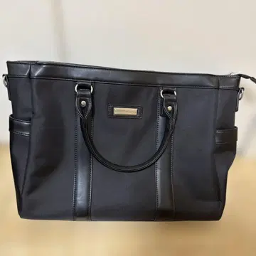 SUPERIOR WORKS 비즈니스 백 블랙 브리프 케이스 남성용