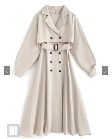 [ 미사용 새상품 택 포함 ] 벨트 포함 3way 트렌치코트 스프링 코트