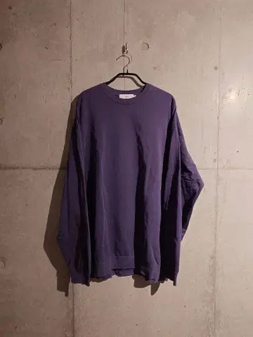 Graphpaper 코튼 라이트 테리 크루 넥