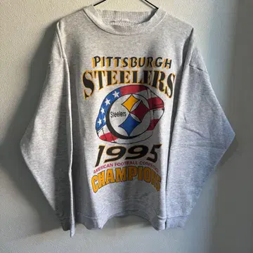 90s 스틸러스 1995 챔피온 맨투맨 그레이