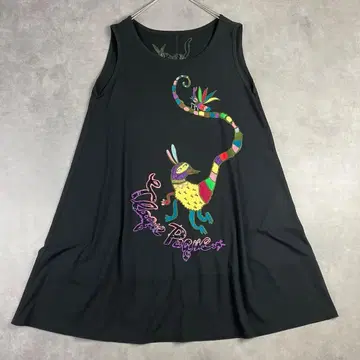 TOKUKO 1erVOL 토쿠코 자수 장식 스팽글 슬리브리스 튜닉