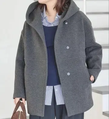 새상품 JOURNAL STANDARD 슈퍼140 모사 후드코트