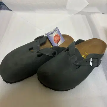 BIRKENSTOCK 블랙 사보 클로그 샌들 36